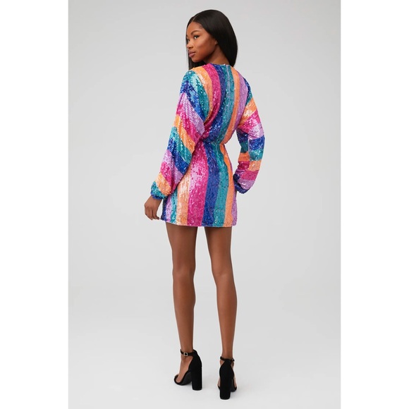 SMYM | Sequin Stripe Dress. - Picture 5 of 12